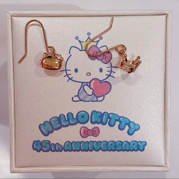 Hello Kitty 45th Anniversary Earrings
